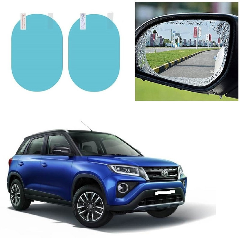 AutooNation Car SideMirror Rainproof Anti-fog Film Set of 2Pcs For Toyota Urban Cruiser Car Mirror Rain Blocker(Blue)