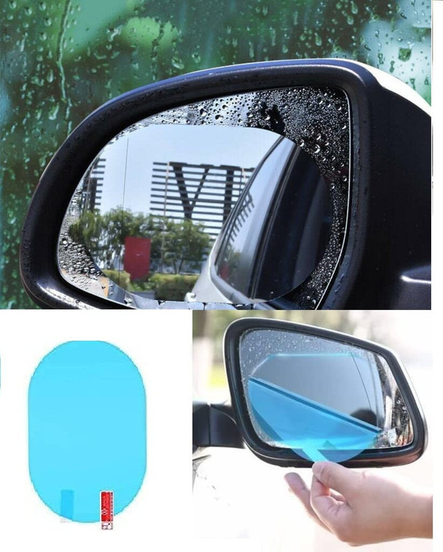 MANNYMASTER Rainproof Film Car Mirror Rain Blocker(White)