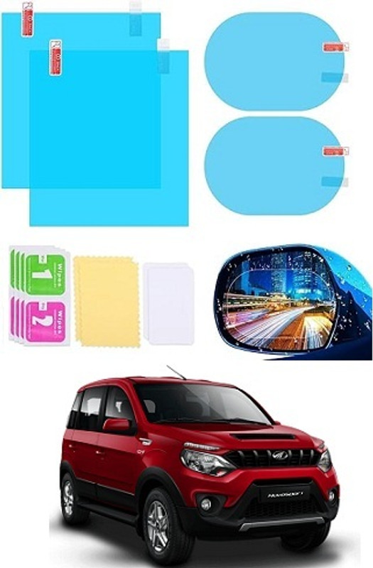 KBTR Anti Fog Film for Car Mirror Anti-Scratch Compatible with Mahindra Nuasport Car Mirror Rain Blocker(Blue)