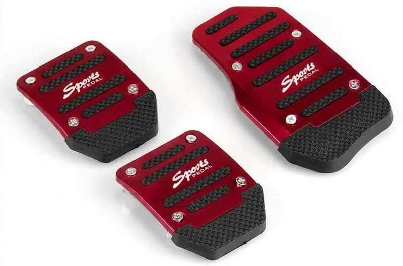 Mr fix 3Pcs Sports Clutch Brake Pads Anti-Rub Aluminium Manual Car Pedal Assembly
