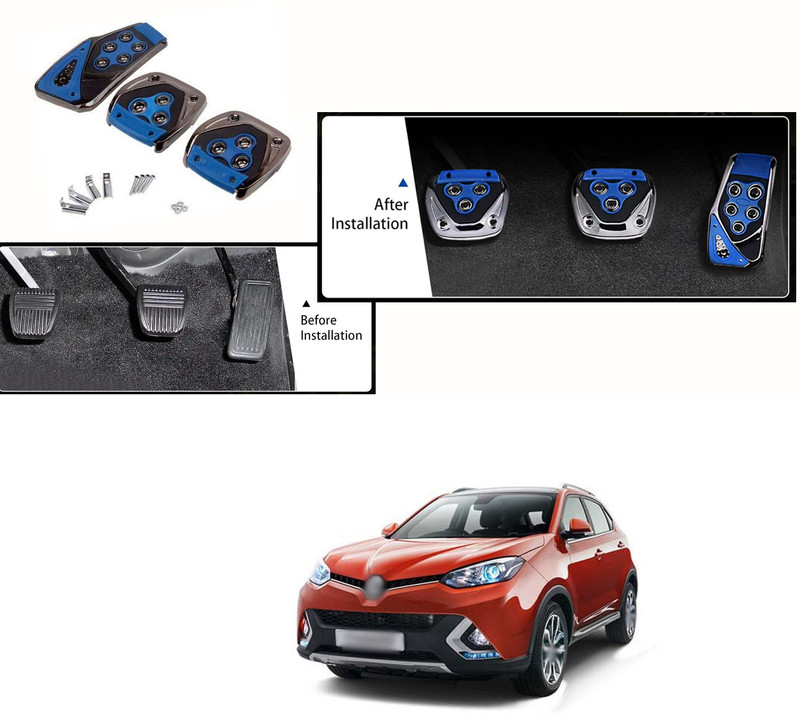 XZRTZ Car Pedal Pad, Brake Gas Clutch Cover, Pedal Kit Cars, (Blue, Universal) X149 Car Pedal