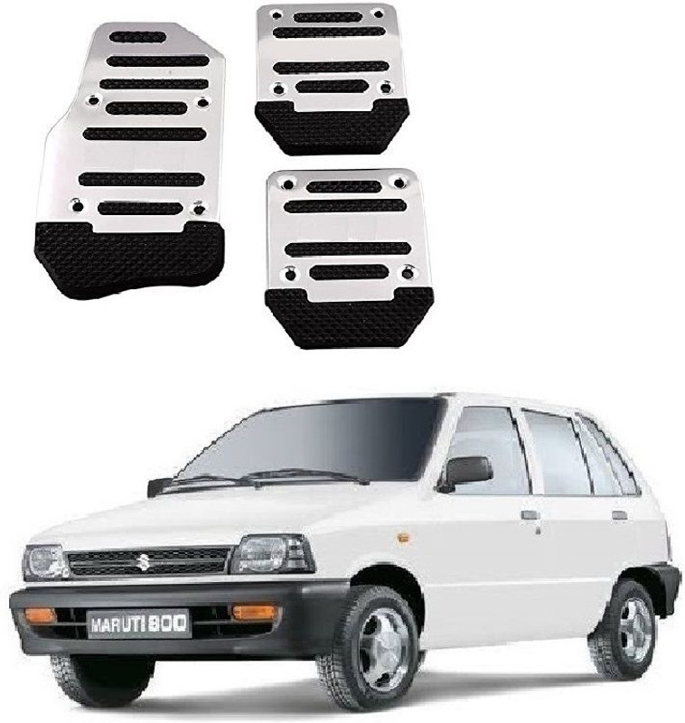 GONAMA 3PCS Car Non-Slip Aluminum Alloy Pedal Pads Manual Transmission Brake Pedal S36 Car Pedal