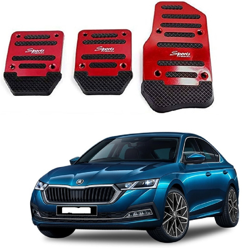 AutooNation Best(3 Pcs) Non-Slip Car Pedals Cover(RandomColor)Suitable for Skoda Octavia Car Pedal
