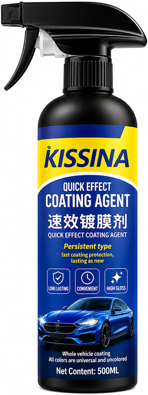 KISSINA Car coating agent 100ml each pack of 2 Car Pet Door Protector
