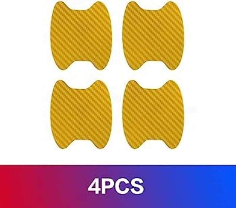 colorsole 4 Pcs PINK Car Door Handle Scratch Protector Car Pet Door Protector