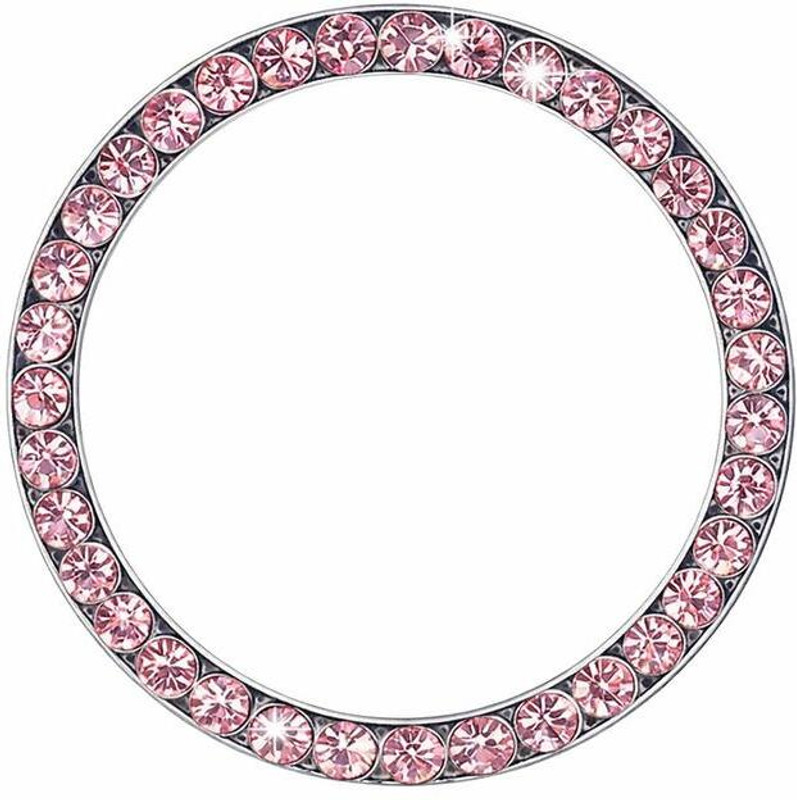 Mr fix Shiny Diamond Auto Engine Cover Rhinestone Push Decor Car Pet Door Protector