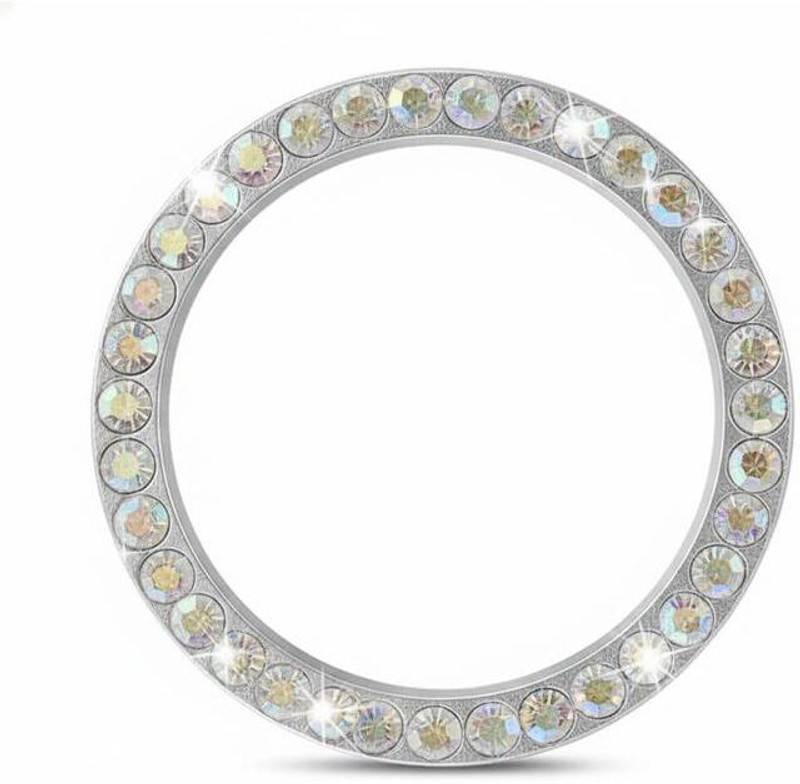 Mr fix Bling Glam Ring Cover Engine Push Button Auto Accessory Car Pet Door Protector