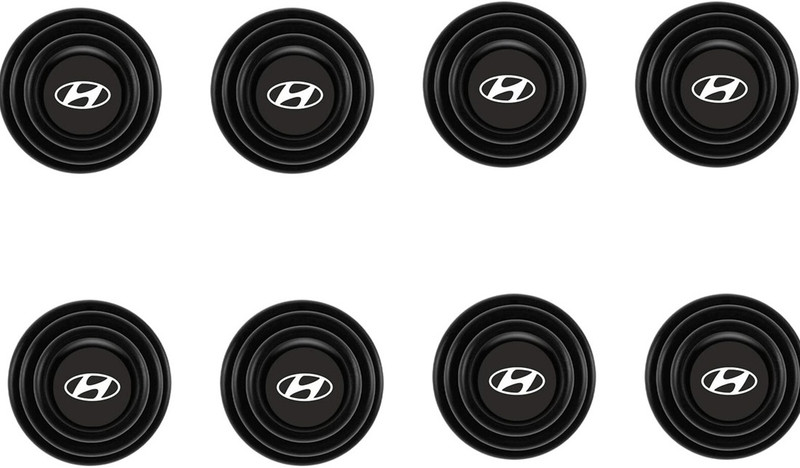 YTM Car Door Shock Absorber Anti-Collision Protector (Pack of 8, Black) Car Pet Door Protector