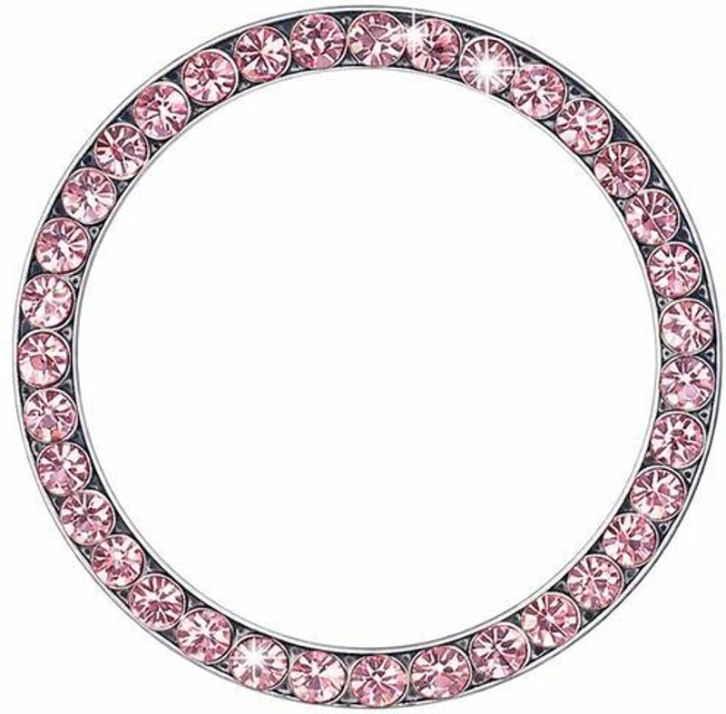 Mr fix Luxury Bling Ring Cover Push Start Stop Car Interior Decor Car Pet Door Protector