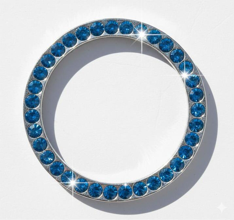 Mr fix Sparkle Diamond Auto Cover Stop Button Engine Ring Decor Car Pet Door Protector