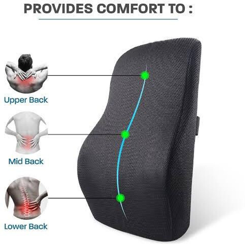 Snug Stuff Orthopedic Back Rest Cushion For Chair & Car Seat Car Armrest Pad Cushion