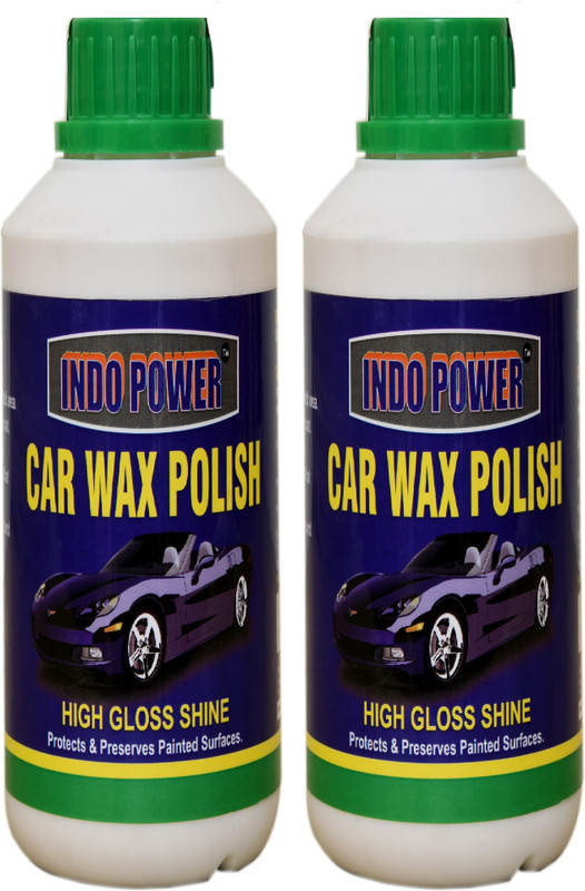 INDOPOWER BOo2372-CAR Wax Polish ( 2pc x 500gm.) Combo