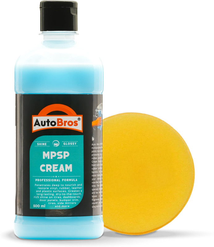 AutoBros Liquid Car Polish for Dashboard, Leather, Tyres(500 ml)