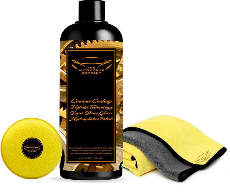 THE AUTOMOBILE COMPANY Liquid Car Polish for Dashboard(300 ml, Pack of 3)