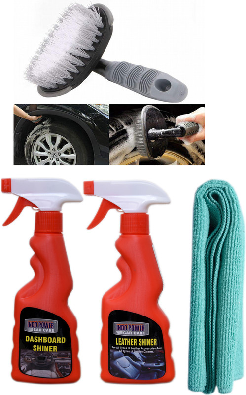 INDOPOWER 3 BOTTLE, 1 CLEANING CLOTH, 1 BRUSH Combo