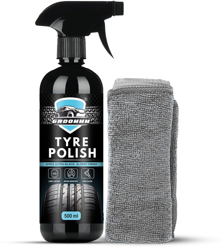 Groommm Liquid Car Polish for Tyres(500 ml, Pack of 1)