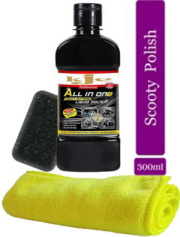 Kje polish liquid 300ml, microfiber towel Combo