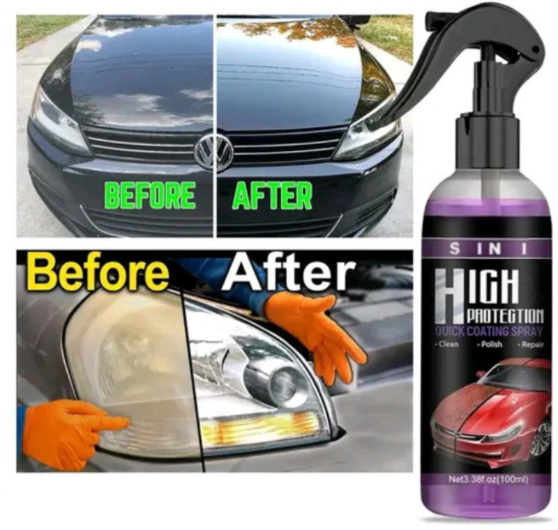 BUBBLEX Liquid Car Polish for Bumper, Chrome Accent, Dashboard, Exterior, Headlight, Leather, Metal Parts, Tyres(100 ml)