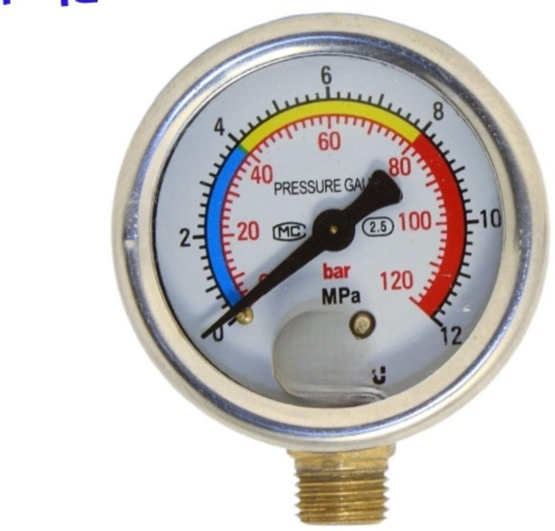 MDK HTP Sprayer Pressure Gauge | High-Accuracy Meter for Piston Pump Sprayers Pressure Washer