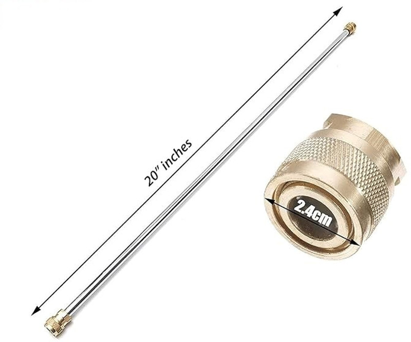 workfury Pressure Washer 20" Extension Rod with 1/4 Quick Connector Pressure Washer