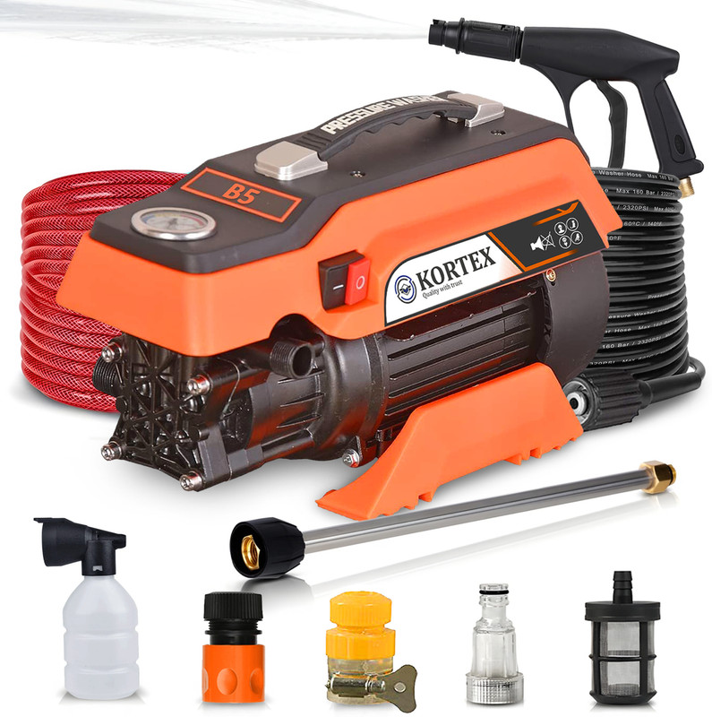 Kortex KTX-B5 2200 Watt, 180 Bars, 8L/min Flow Rate Pressure Washer
