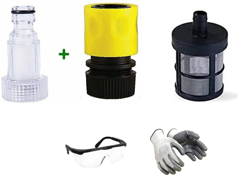 TOOLBUX Pressure Washer Water Filter Connection & Bucket Filter Spray Gun