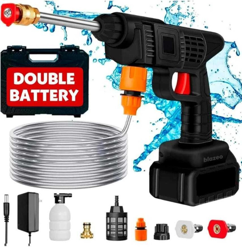 KINETRA Pressure Gun - Car Washing 48V Rechargeable Electric Pressure Washer Gun (2B) Spray Gun