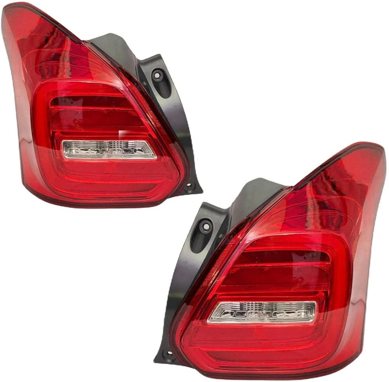 KDT Taillight/Backlight for Maruti Swift LED 2018- 2023 Type 4(Right & Left Side) Car Reflector Light(Red)