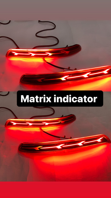DDA ENTERPRISE Innova Crysta 2016 Onwards Car Reflector Light(Red)