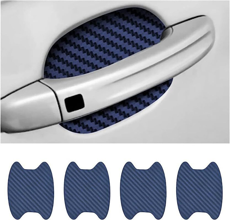 Affitude Auto (Red) Car Door Handle Protective Films Auto Door Handle Cup Scratch Protect Car Pet Door Protector