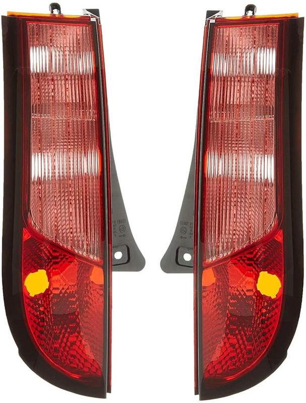KDT Taillight/Back light for Tata Indica Vista (Right & Left Side) PAIR (2008-2015) Car Reflector Light(Red)