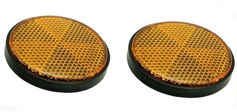 Pa Universal Orange Reflector For All Bikes And Scooter Car Reflector Light(Orange)