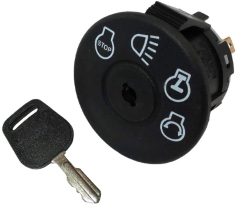 Apsmotiv SWITCH w/ KEY replacement for JOHN DEERE L100 L105 L107 L110 Lawn Mower Tractor Engine Start/Stop Button