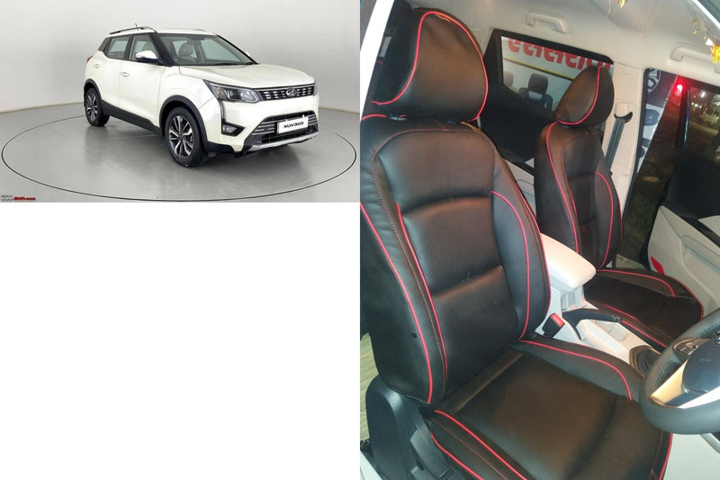 LRT Leatherette Car Seat Cover For Mahindra XUV300(Split Back Seat, With Back Seat Arm Rest, 5 Seater, 3 Back Seat Head Rests)