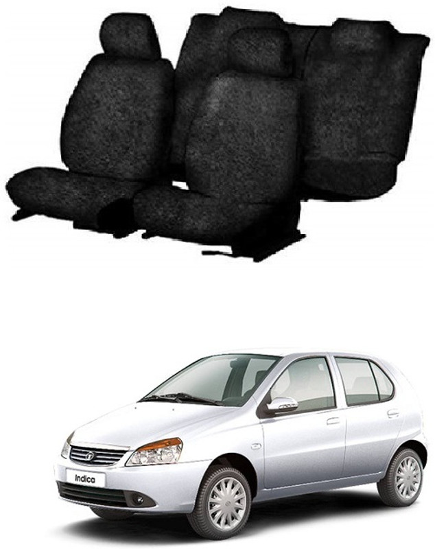 GSE Cotton Car Seat Cover For Tata Indica(Without Back Seat Arm Rest, 5 Seater)