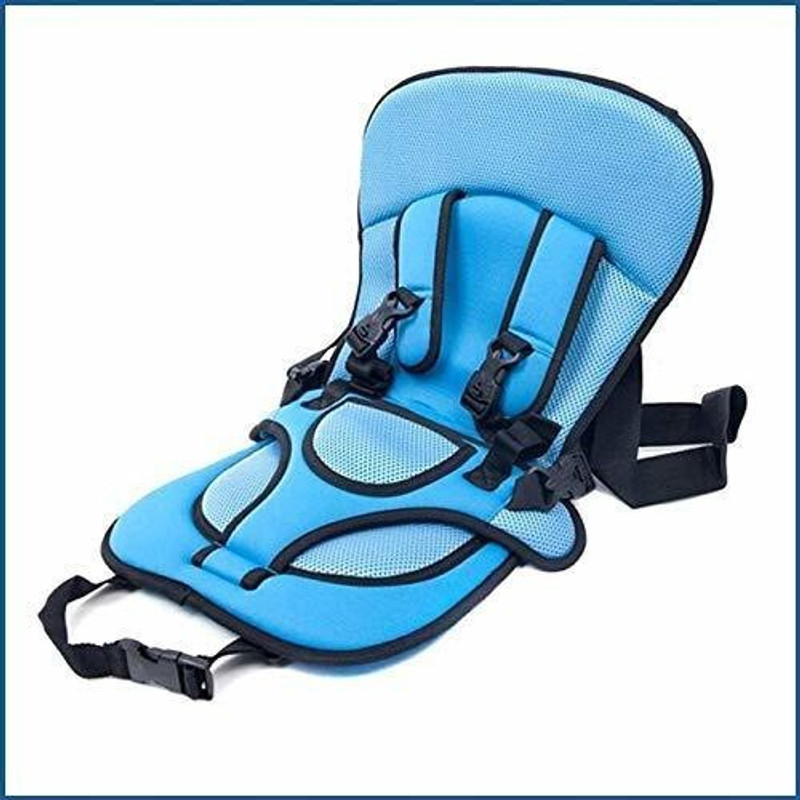 SeaRegal Car Cushion Seat with Safety Belt for Small Kids & Babies Baby Car Seat(Blue)