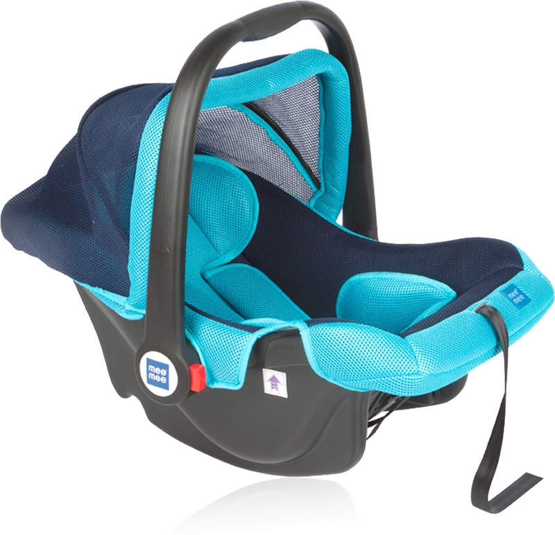 MeeMee Baby Car Seat Cum Carry Cot with Thick Cushioned Seat Baby Car Seat(Light Blue)