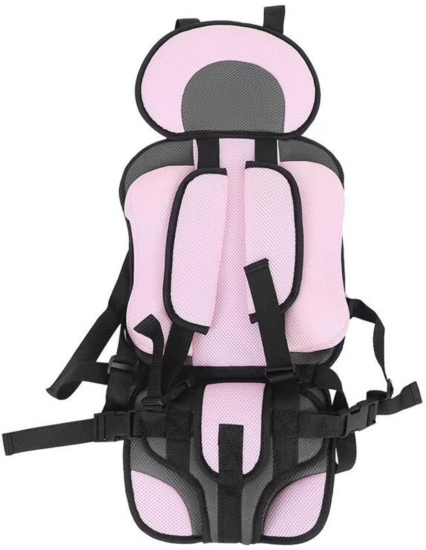 Audio Wheels Portable Seat Cover & Foldable Universal Fit for Babies, Toddlers(6 Mon–4 Years) Baby Car Seat(Pink)