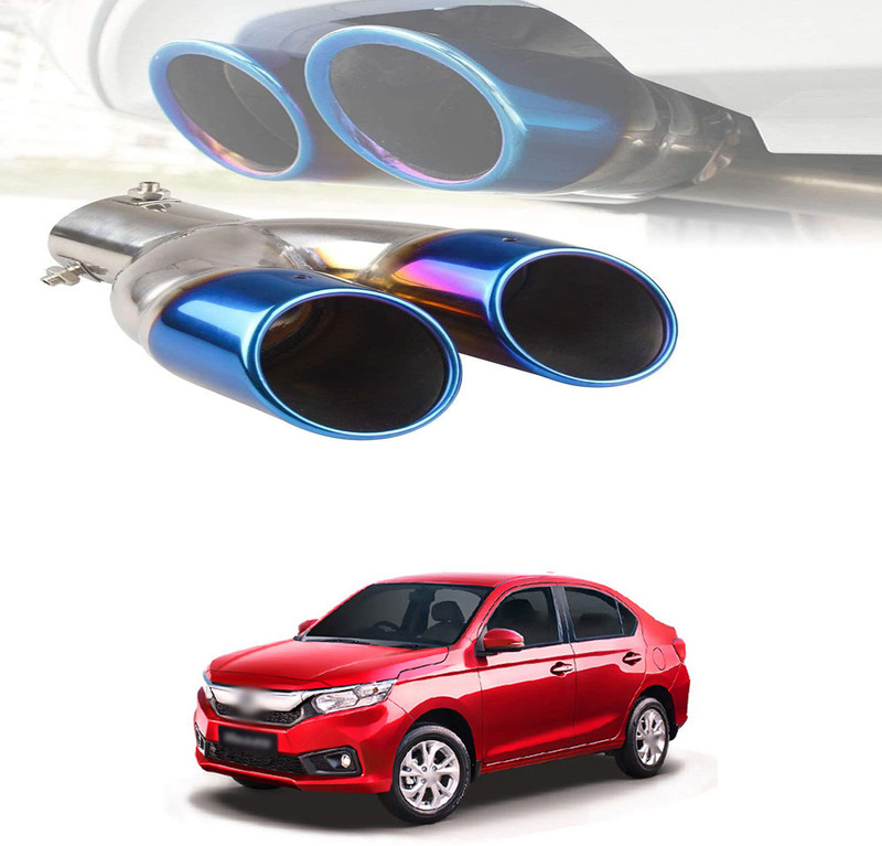 XZRTZ Dual Exhaust Tip Exhaust Pipe 1.5L-2.0L car,2.5" Stainless Steel forAvventura Car Silencer(tip blue)