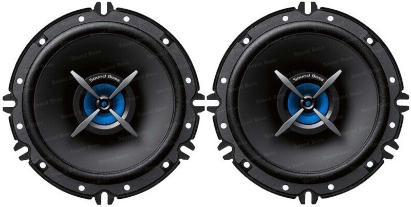 Sound Boss SB-B0162 6" INCH 2Way Performance Auditor 280W MAX Coaxial Car Speaker(280 W)