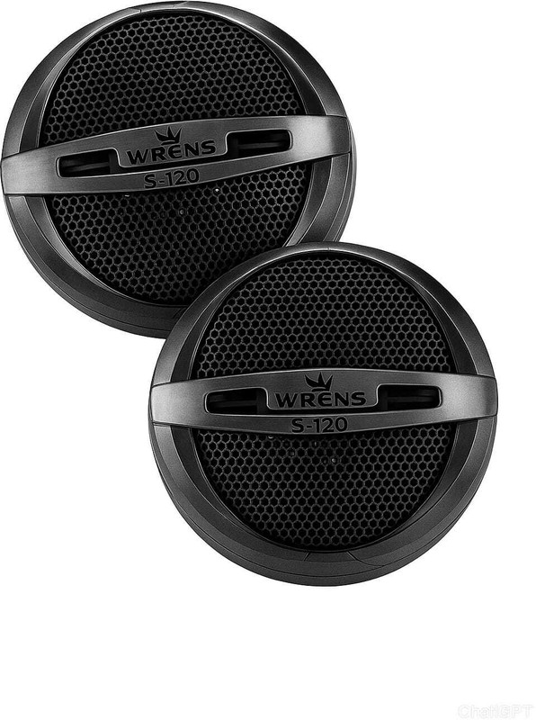 WRENS S_120 380W Car Tweeter | High Power Dome Tweeter Speaker for Clear Sound Tweeter Car Speaker(380 W)