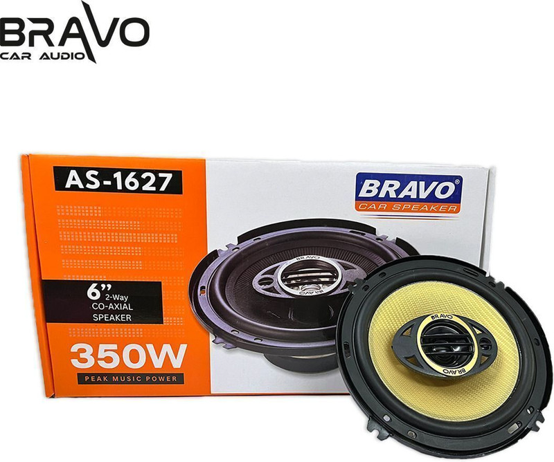 Bravo 6" Two Way AS-1627 Coaxial Car Speaker(350 W)