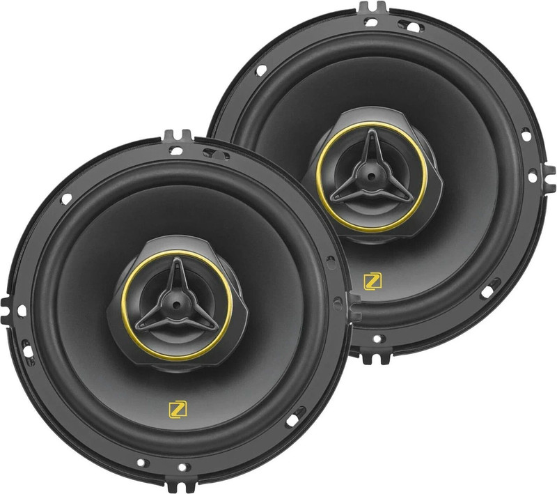 ZESSQAA 6 Inch 2-Way Coaxial Car Speakers | Dual Voice Coil | Door Mount | Pair ZQ-601SPK Coaxial Car Speaker(380 W)