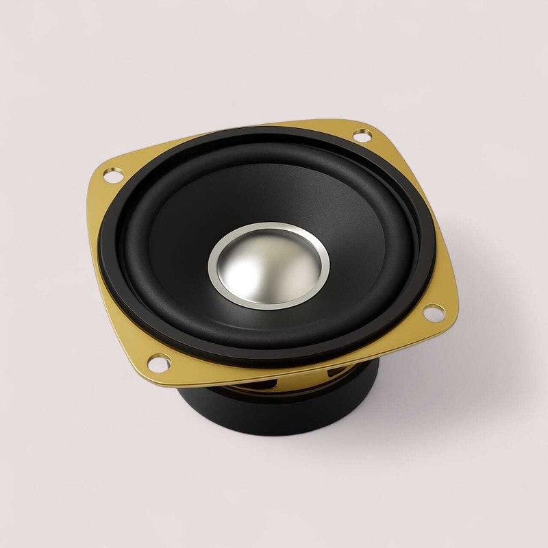 WRENS ME-02 3 Inch-60W Powerful Woofer Speaker with Heavy Bass & Clear Sound for Home/DIY Coaxial Car Speaker(60 W)