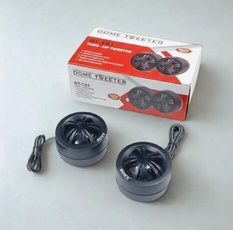 ERHIndia DT-101 Dome CarTweeter Dome Tweeter Speaker Car Dashboard Interior Home Theater Audio Amplifier Tweeter Car Speaker(380 W)