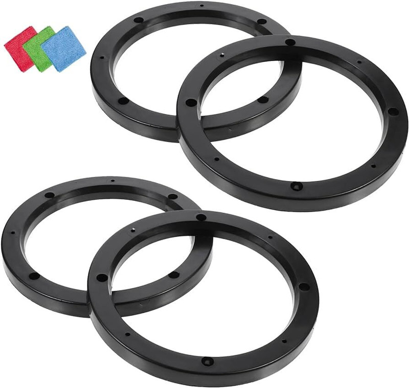 That's My Style 6/6.5 INCH (6 Month Manufacture Warranty) with 3 PCS Micro Fibre Cloth TMS 4 Pcs Universal Car Speaker Ring Coaxial Car Speaker(200 W)