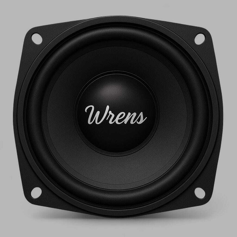 WRENS 4 Inch 120 Watt Loud Sound Woofer Speaker for Home and DJ Use ME-0006 Coaxial Car Speaker(120 W)