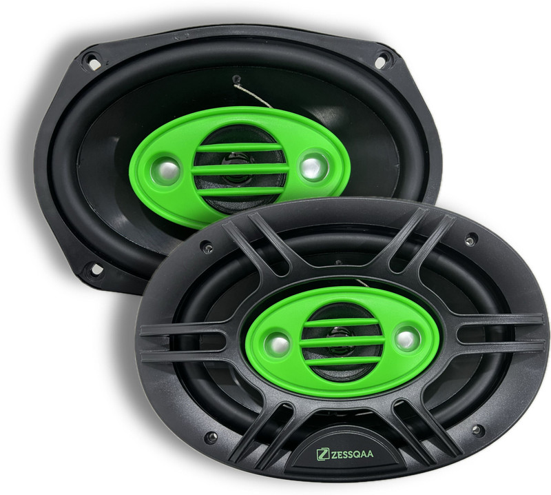 ZESSQAA 6x9 Inch 3-Way Coaxial Car Speakers | 800W Peak | Rear Tray Mount | Pair ZQ-6901SPK Coaxial Car Speaker(800 W)
