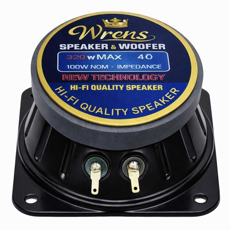 WRENS 4 Inch 320 Watt High Power Tweeter Speaker for Car DJ Home Audio HM-02 Tweeter Car Speaker(320 W)