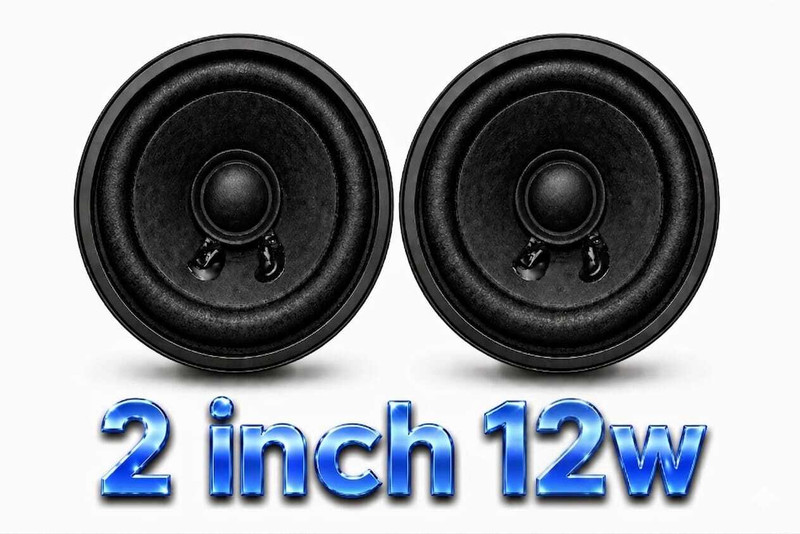 WRENS 2 Inch 12-Watt Mini Woofer Speaker 8Ω High Bass Sound Audio MN2-04P Coaxial Car Speaker(12 W)